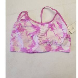 Honeydew Bralette In Pink Tie Dye